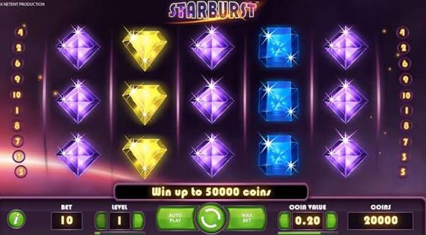 Oplev Starburst Spil En Fantastisk Slotsrejse